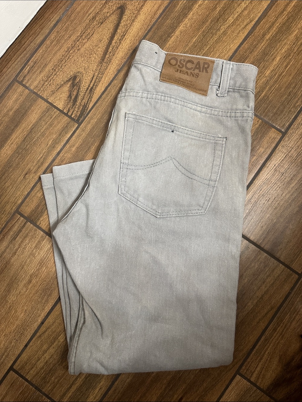 Oscar Jeans Men's Slim Straight Light Gray Jeans